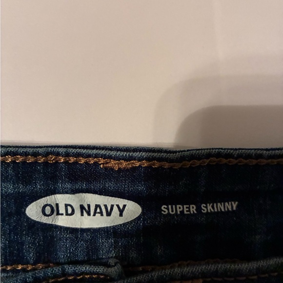 Old Navy Dark Blue Super skinny Jeans - Picture 2 of 4